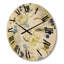 Horloge murale en bois Chrysanthemus II-63902829