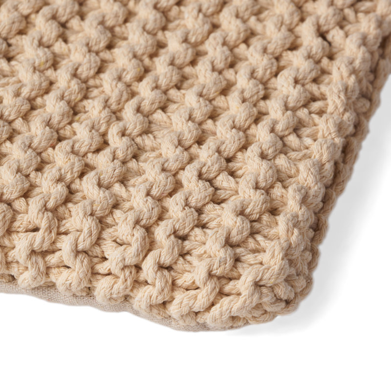 Coussin de chaise Raina, Beige