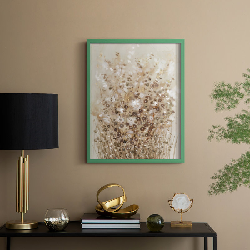 Flourishing II Framed Print - Solid Wood, H 21 po x l 17 po, Vert