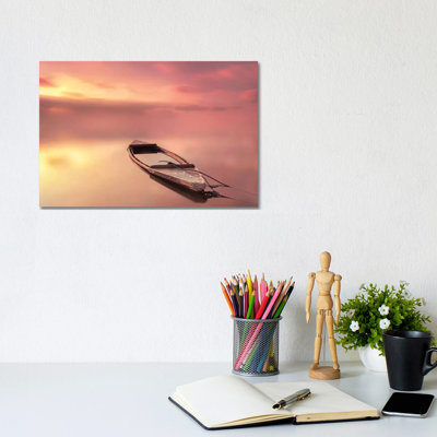 The Boat 1 Piece Wrapped Canvas Painting