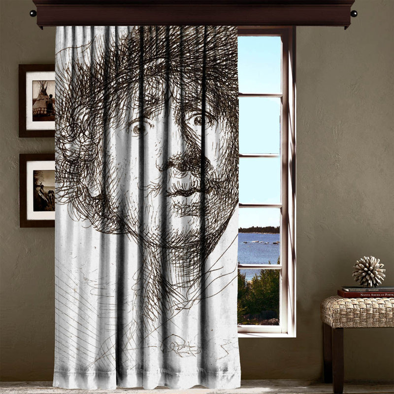 Rideau en polyester Hernandez