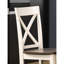Table bistro et tabourets traditionnels deux pièces noyer et amande, deux meubles hauteur 4 tabourets, design,