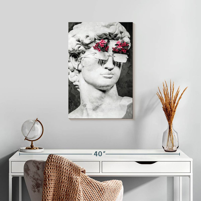 Lilie David Sculpture Floral Pop, 24" H x 16" W