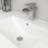 32"x18" Vanity Top Ceramic Bathroom Sink  Porcelain Rectangle Single Basin Sink with Single Faucet Hole and Overflow Hole