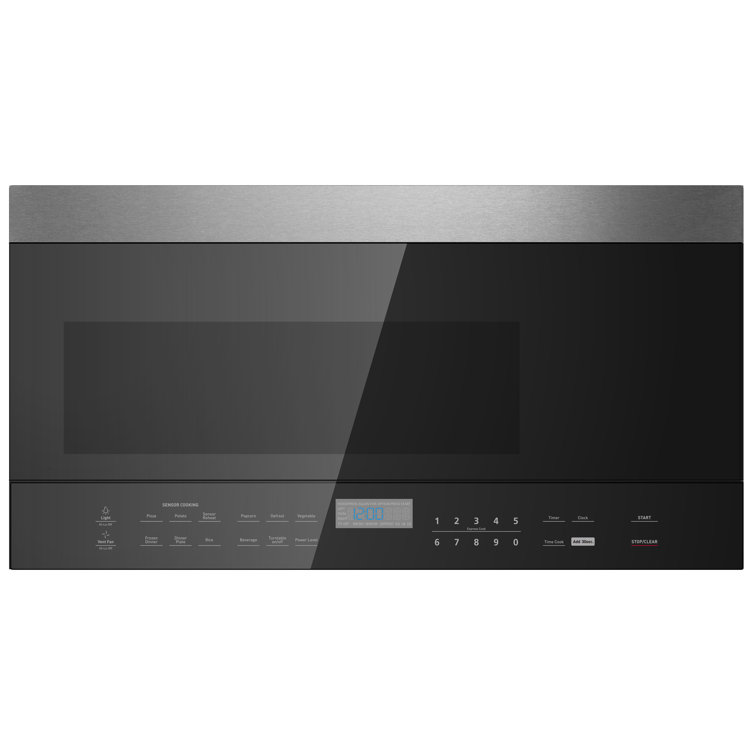 XO Appliance 1.6 Cubic Feet 1550 Watt Over The Range Microwave with Sensor Cooking