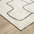 Harlow Abstract Lines Beige/ Black Area Rug-2141991617