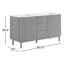 Nova 60" Marble Top Double Sink Vanity-1961636391