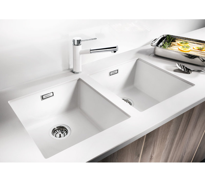 Single Bowl Undermount Kitchen Sink, Rock Grey