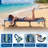 Bayly Outdoor Metal Chaise Lounge