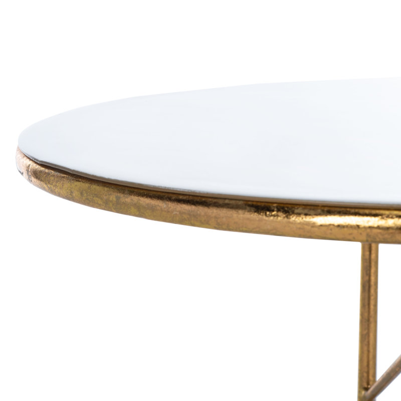 Table de bout Mirasol, Blanc