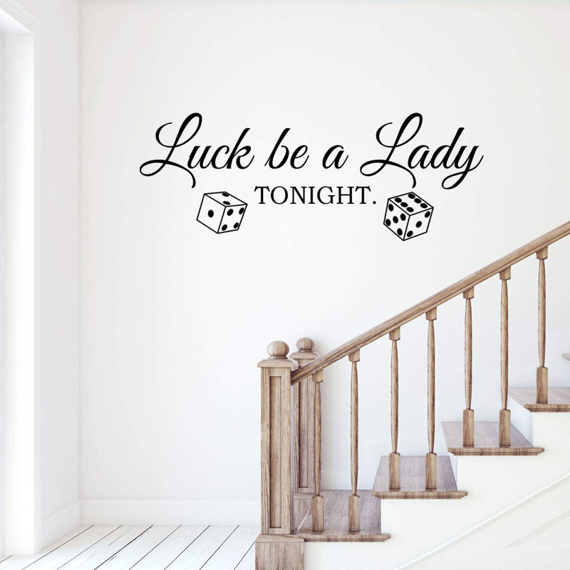Text & Numbers Non-Wall Damaging Wall Decal, 12" H x 30" W x 0.5" D