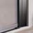 33.5'' - 35'' W x 72'' H Bi-Fold Semi-Frameless Shower Door with Clear Tempered Glass