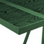 Table de salle à manger rectangulaire rétro A avec plateau texturé et pieds en métal