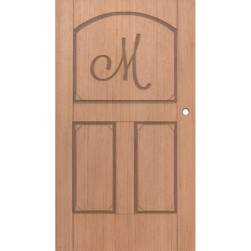 Bois massif 80 po sans finition, 24 po x 80 po, À gauche