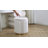 Juriana Metal Accent Stool Swivel Vanity Ottoman-1959941772