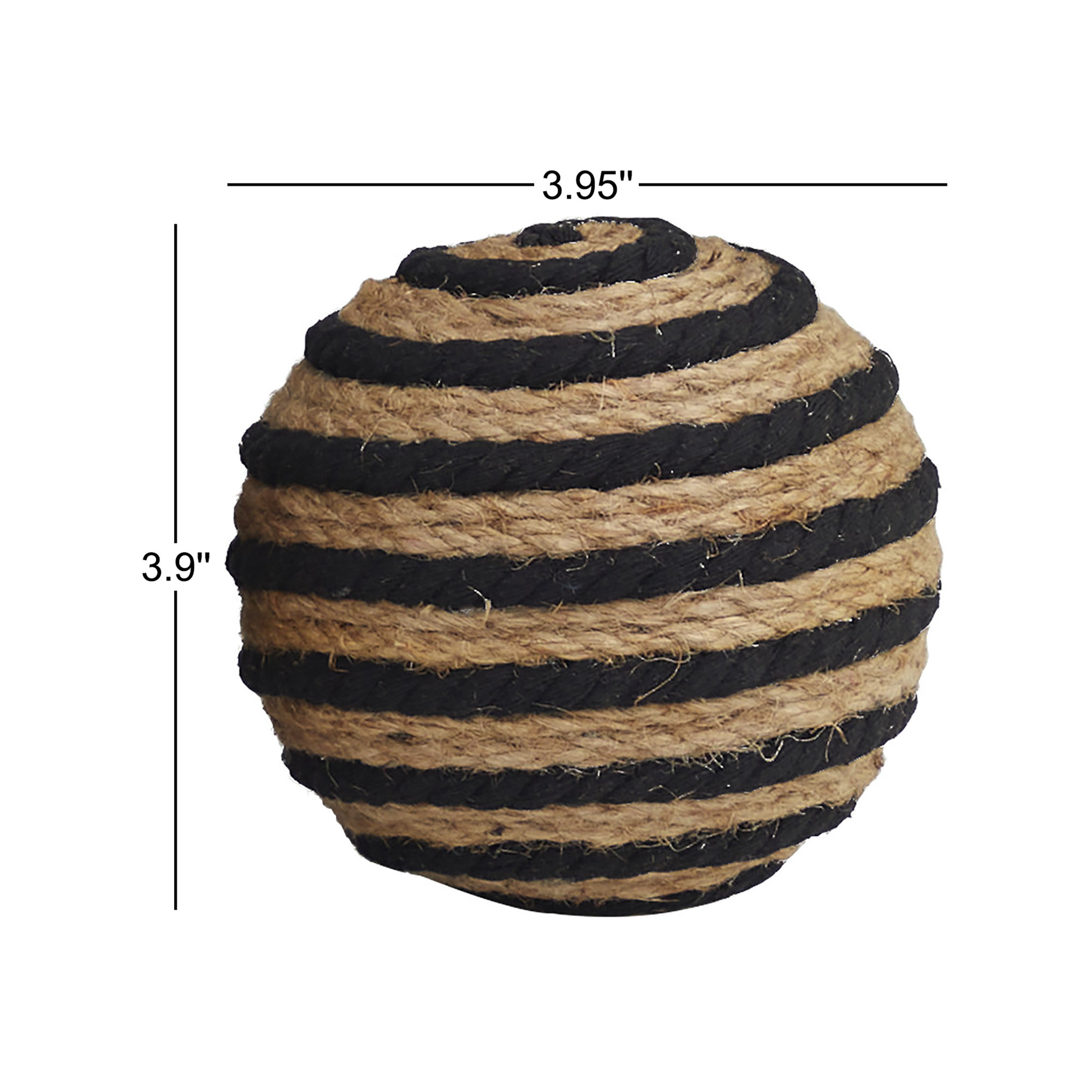 Maraca Orbs & Vase Filler, Brown/Black