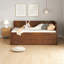 Lit de jour simple avec tiroirs et tablettes, noyer-32418959-32418957