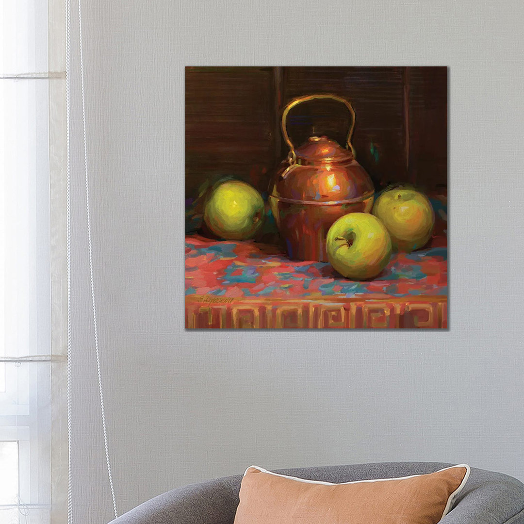 Äpfel von Svetlana Zyuzina - Giclée auf Leinwand ohne Rahmen