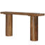 Console à pieds en bois épais