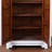 Elegant Wood Cabinet with Mortise and Tenon Design