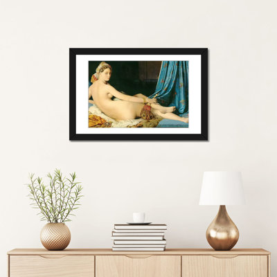 «The Grande Odalisque, 1814», reproduction sur toile