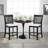 Transitional Dining Chairs Set Of 2 With Slatted Back Design