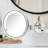 Jerdon 9.5" Lighted Wall Mount Magnified Makeup Mirror, Plug In-98208936