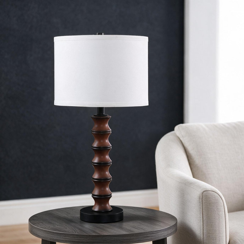 Lampe de table moderne 27,5 po In Coastal Littoral Wood Insp