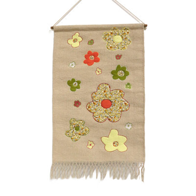 Hand Woven Wall Hanging - Rod Included