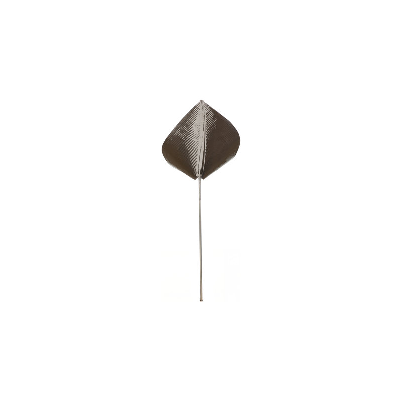 Feuille d'anthurium en acier inoxydable, LG