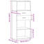Radoman 50cm Sideboard-205321718