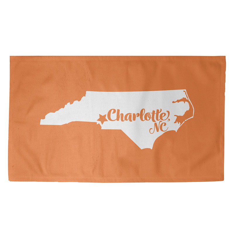 Tapis de la région orange charlotte north caroline, Rectangle 3 pi x 5 pi