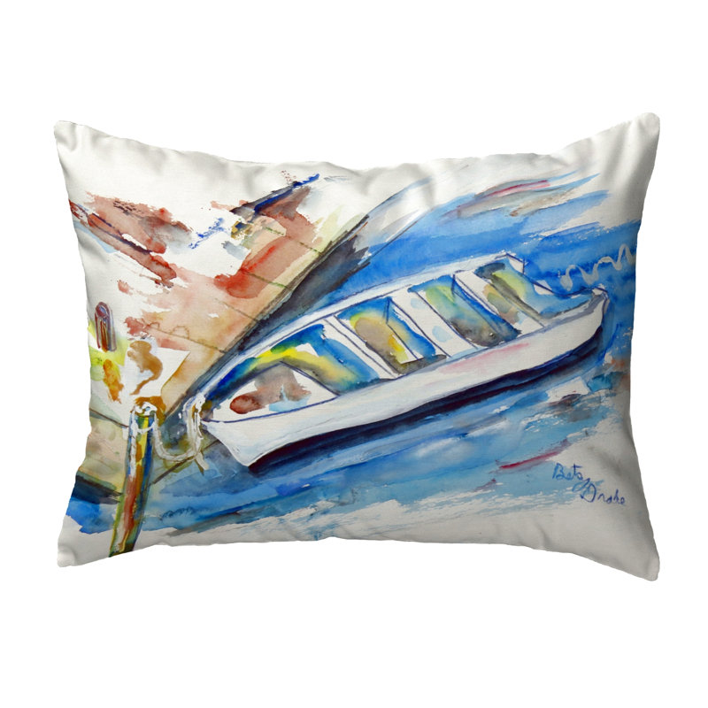  Coussin décoratif intérieur / extérieur Rowboat at Dock