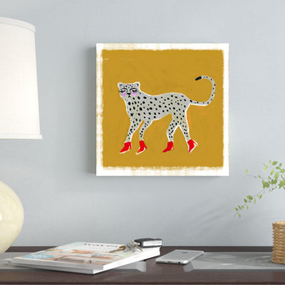 " Leopard In Boots " Painting Print
