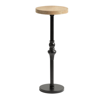 Stratton Round Pedestal End Table