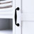 68" Tall Bathroom Storage Cabinet With Open Shelve-1950462187