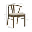 Ensemble de 2 chaises Lavin Wishbone, noyer-464897259
