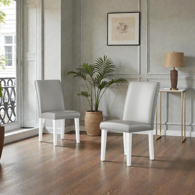 Ensemble de chaises de salle à manger 25 po x 17,7 po x 37,8 po (ensemble de 2)