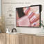 «Pretty Pink Nails Wall Art»-1655895624