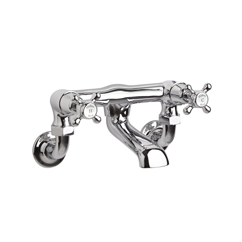 Topaz 2 Handle Wall Bath Shower Mixer Bath Filler