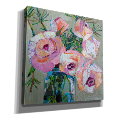 «Pink Pearl» par St. Hilaire Elizabeth, art mural sur toile