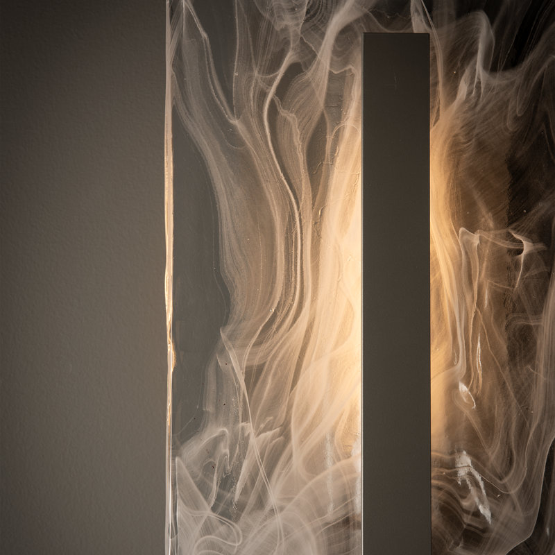 Arc Tall Outdoor Wall Sconce, Coastal Burnished Steel
