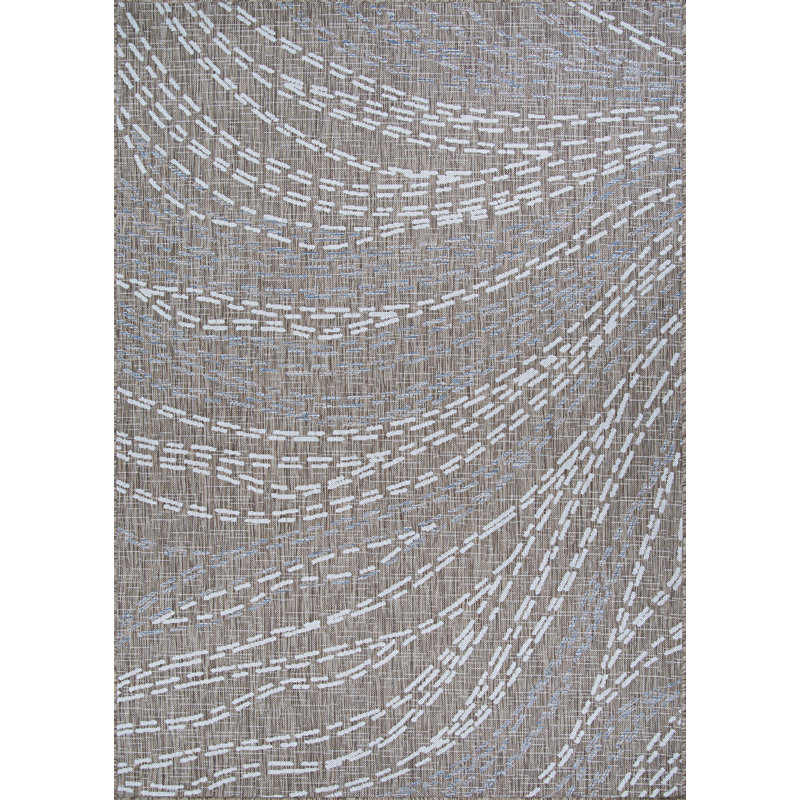 Torge Abstract Indoor / Outdoor Rug, Rectangle 3'3" x 5'6"