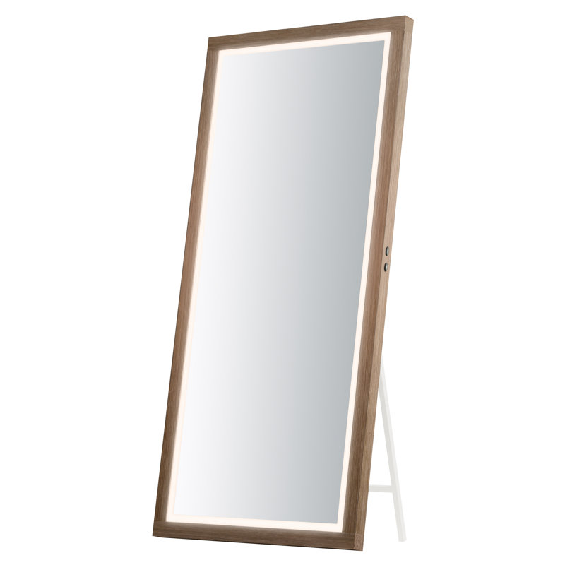 Sawyer-LED Mirror, Oak