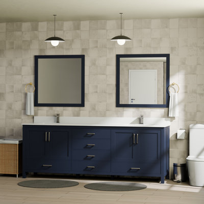 Ensemble de meuble-lavabo double 80 po Jacques