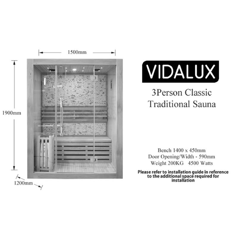 Vidalux Indoor FAR Infrared Sauna