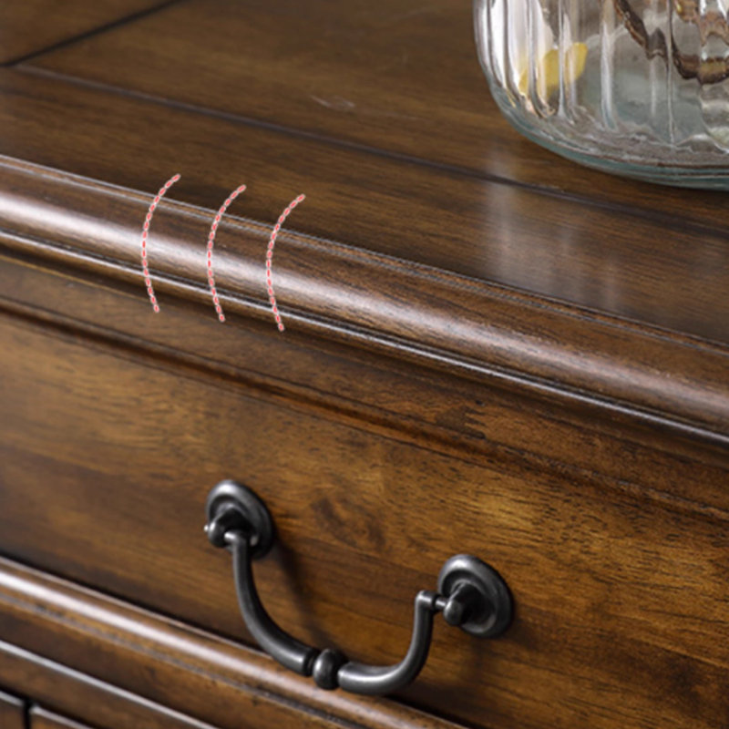 Black Walnut Color Solid Wood Shoe Storage Bench
