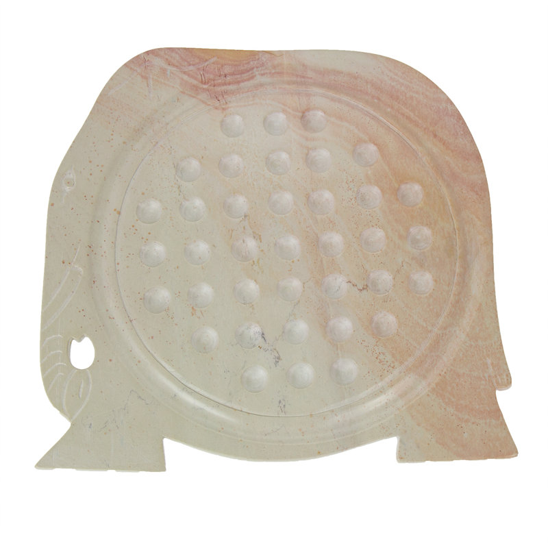 Jeu d'éléphant solitaire Soapstone