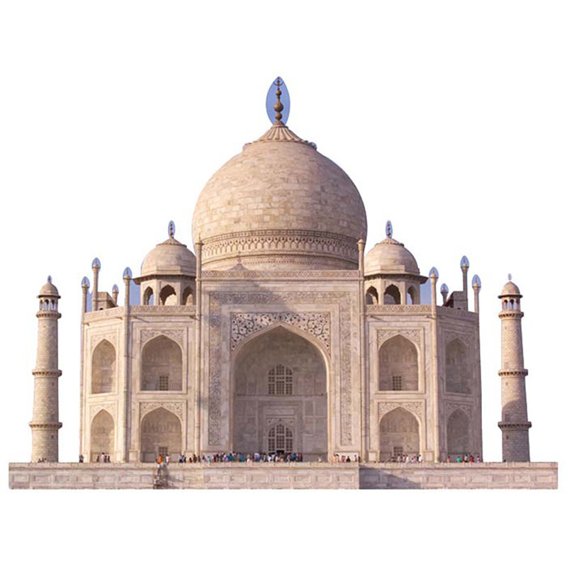 Accroche en carton taj, mahal