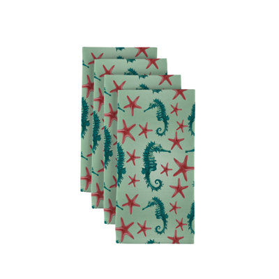 Tuttle Polyester Nautical Square Napkin